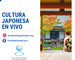 Propuesta cultural FOTO: Embajada del Japón ante la República Argentina