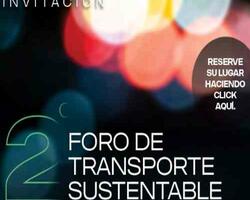  Foro de Transporte Sustentable FOTO: WEB