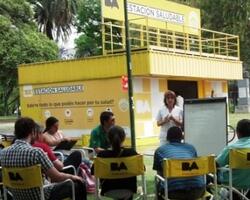 Reunión en Estación Saludable  FOTO: GCABA