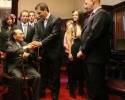 Homenaje al Dr. Carlos Fayt  FOTO: Leonardo Idoria