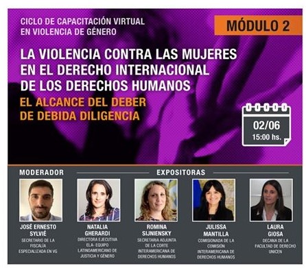 Continúa el ciclo de capacitación virtual sobre violencia de género ...