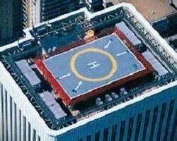 Helipuerto en terraza  FOTO: WEB