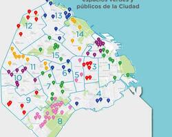 Mapa FOTO: GCABA