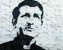 Mural del Padre Carlos Mugica FOTO: WEB
