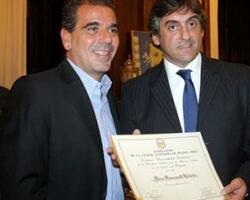 Cristian Ritondo y Enzo Francescoli  FOTO: Leonardo Idoria