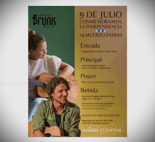 Espacio Brunis lanza su propuesta para celebrar el 9 de julio - Buenos ...