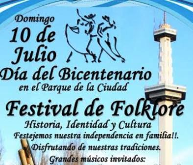 Festival folklórico en el Parque de la Ciudad por los 200 años de la ...