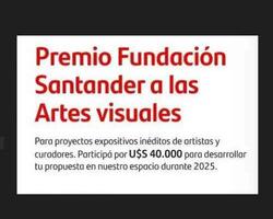 Premio a las Artes Visuales 2025 FOTO: WEB