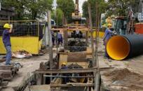 Obra pluvial  FOTO: GCABA