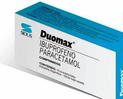 Medicamento Duomax  FOTO: Laboratorios Sidus 