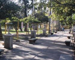 Obras en el Parque Lezama     FOTO: MAyEPCABA