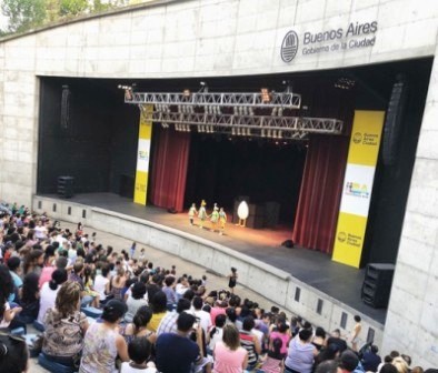Presentaciones del Ballet Estable del Teatro Colón en Parque Centenario ...