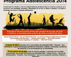 Programa Adolescencia FOTO: GCABA